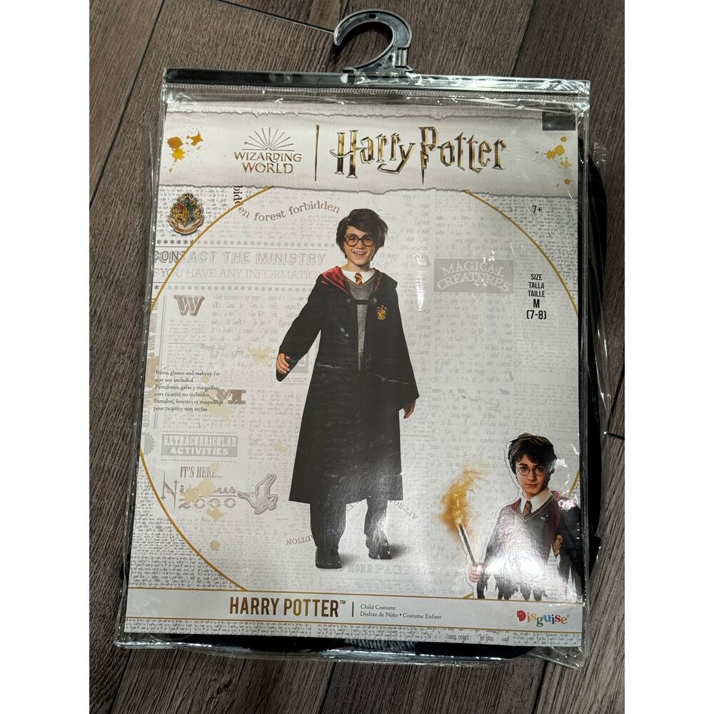 Wizarding World Harry Potter 7/8 Kids Costume Size Medium Dress Up Cosplay NEW
